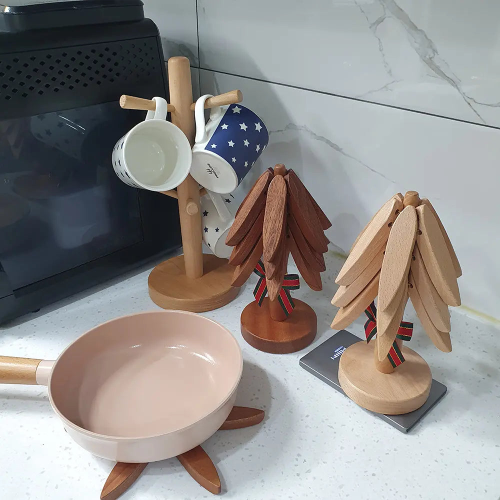 TreeGuard™ | Walnut coasters — stylish and effective protection for your furniture