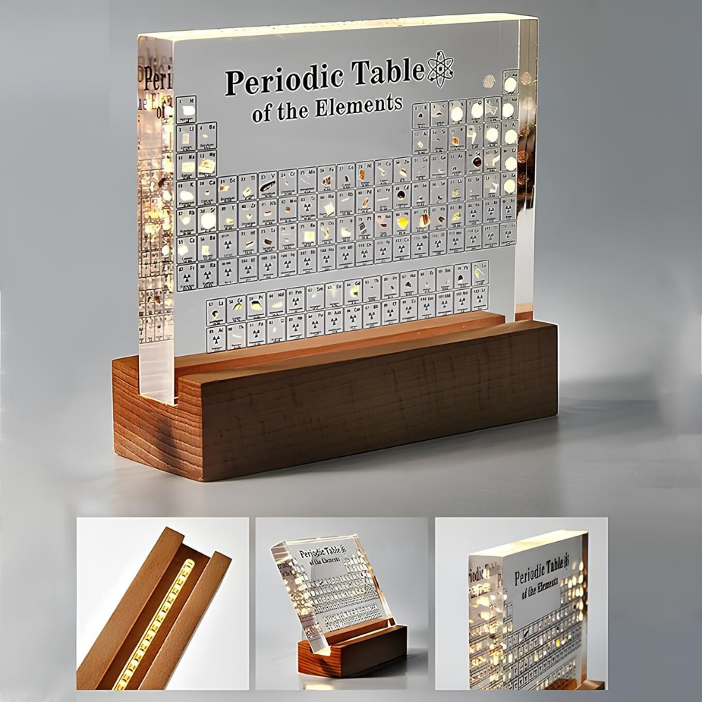 PeriodicElements™ | Illuminated periodic table with real elements