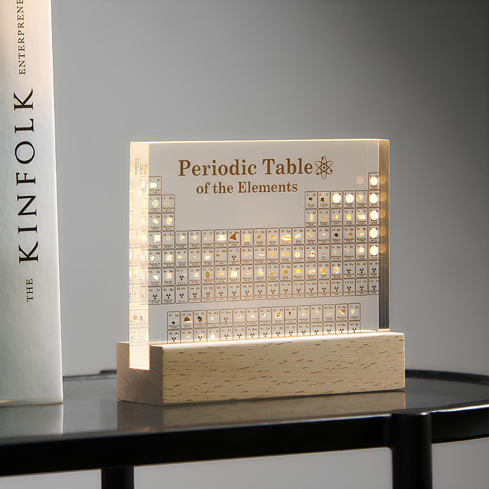 PeriodicElements™ | Illuminated periodic table with real elements