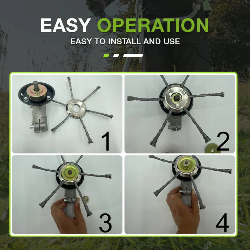 WeedRipper Pro™ | Steel Wire Grass Trimmer Head