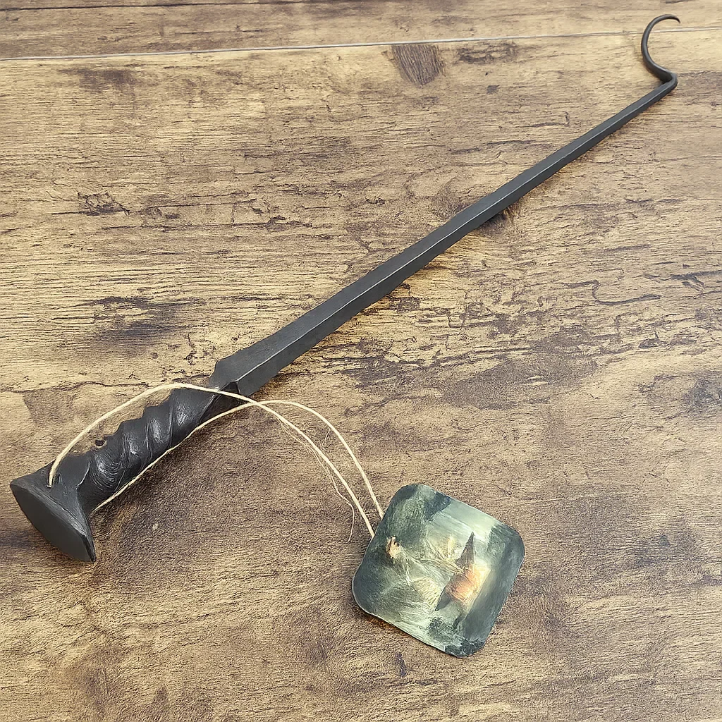 GrillGuard™ | Hand-forged barbecue turner - safe turning on the barbecue
