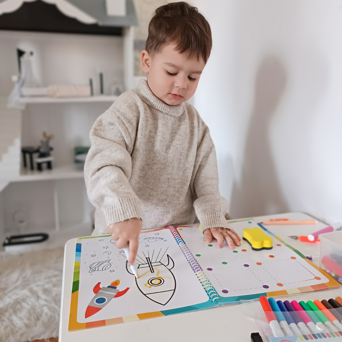 ColorWhiz™ | Workbook – Ignite your child's imagination and improve brain performance on every fun page