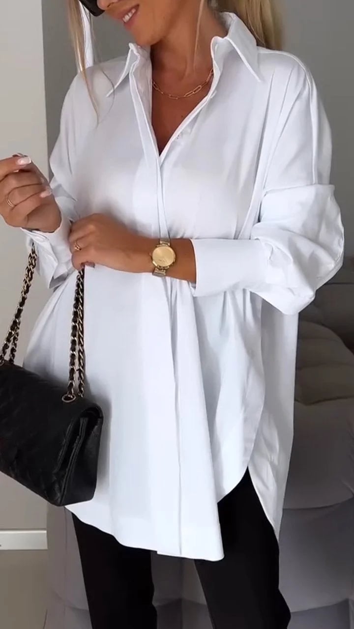 Hillary™ | Long polo blouse