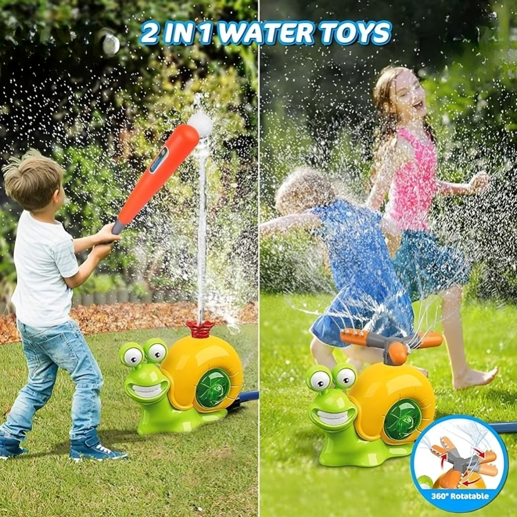 50% Discount | SnailSplash™ | Active water play that will keep children enthralled for hours!