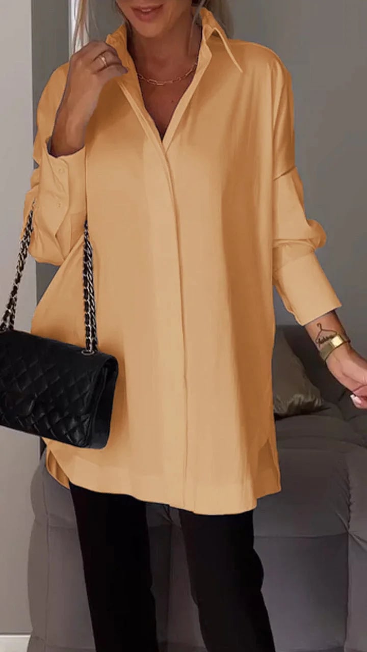 Hillary™ | Long polo blouse