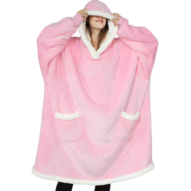 50% DISCOUNT | ComfyBlanket™ | Ultra-warm sherpa fleece hoodie for maximum comfort