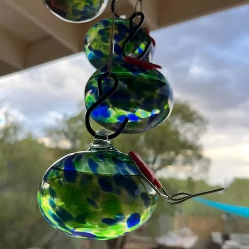 NectarBells | Charming wind chimes hummingbird feeder
