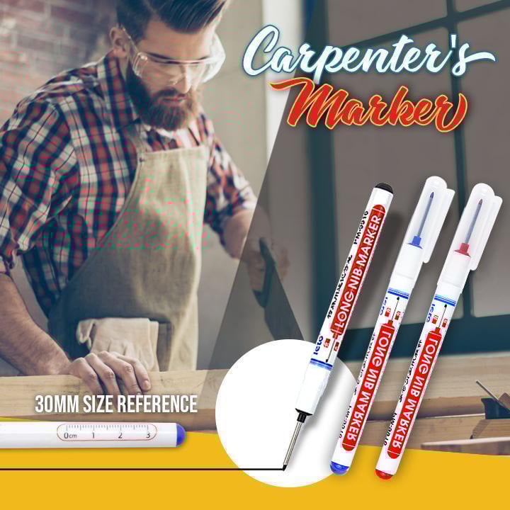 DeepReach™ | Deep hole marker with long tip - smudge-proof & waterproof (set of 3)