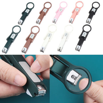ClearClip™ | Compact Magnifying Glass Nail Cutter for Precision Grooming