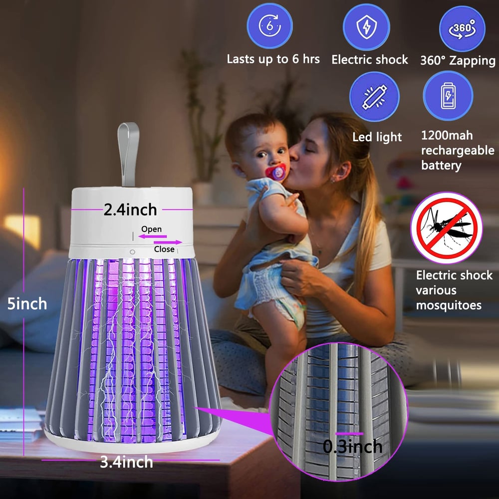 BugZap™ | Portable insect killer - Chemical-free & safe for children and pets