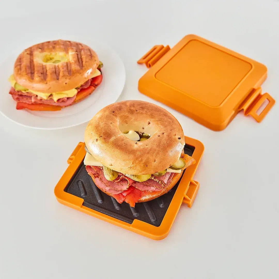 ToastiePress™ | Compact Microwave Toastie Sandwich Maker for Quick Snacks