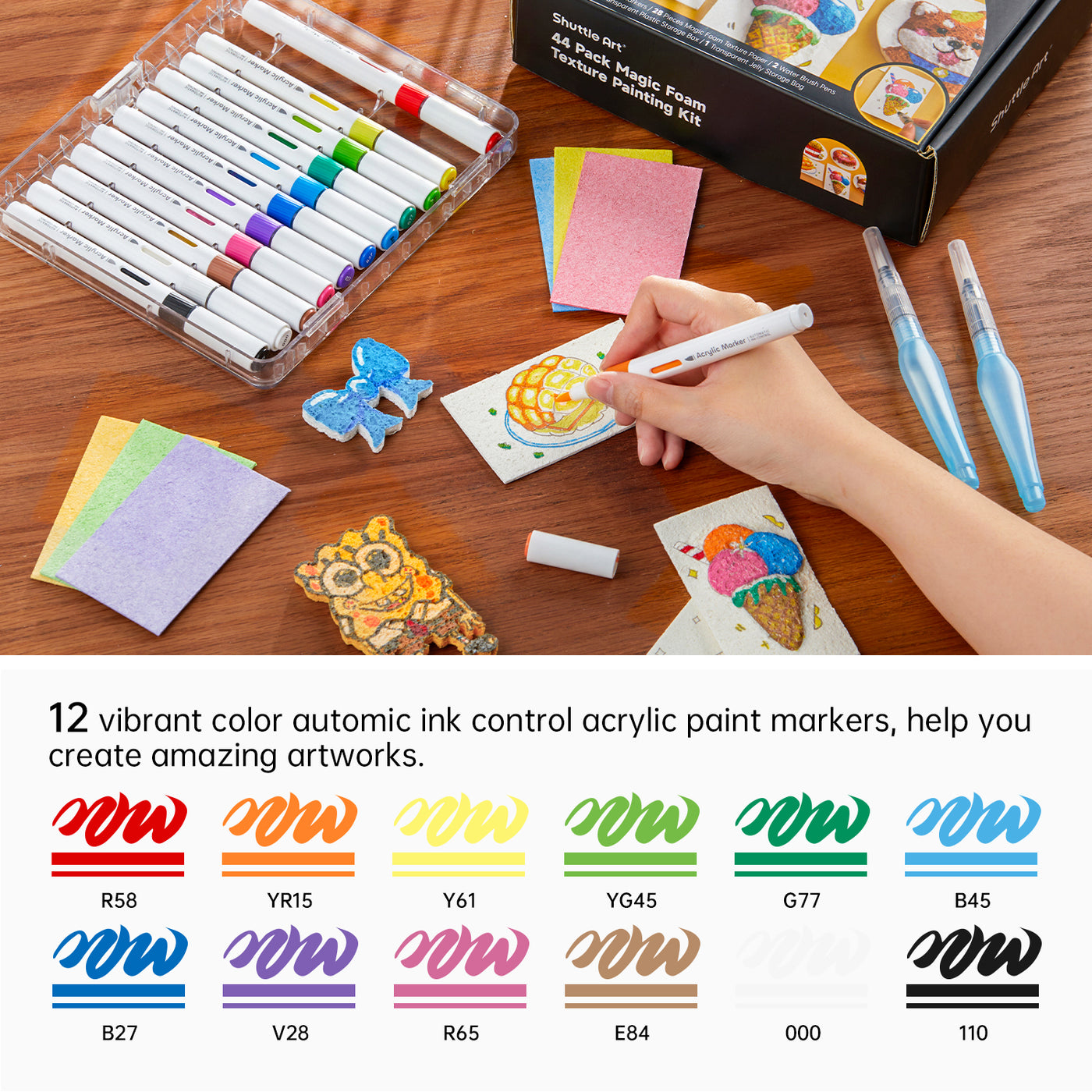 PuffMagic™ | Puff 3D painting set | Promotes creativity & concentration