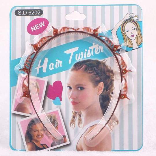 1+3 Free | BraidedGlow™ | Braided headband - Stylish hold with invisible clips for every day