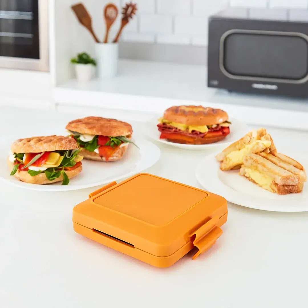 ToastiePress™ | Compact Microwave Toastie Sandwich Maker for Quick Snacks
