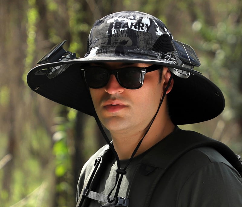 AirShade | Solar-Powered Cooling Hat for Outdoor Comfort