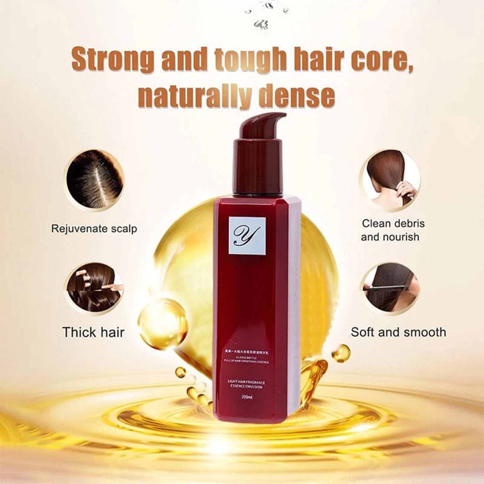 50% Discount | Voluma™ | Argan oil formula, anti-frizz & moisturizing care, 200 ml