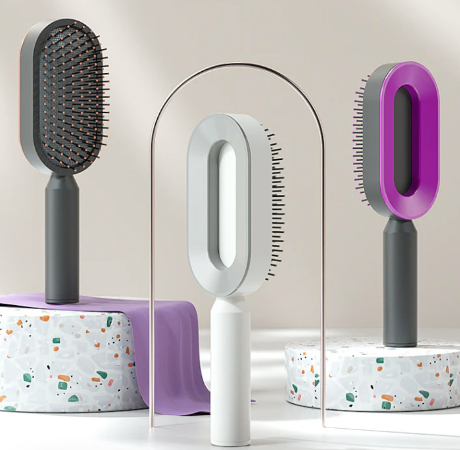 AllurBrush™ | Clean, healthy hair with just one click!