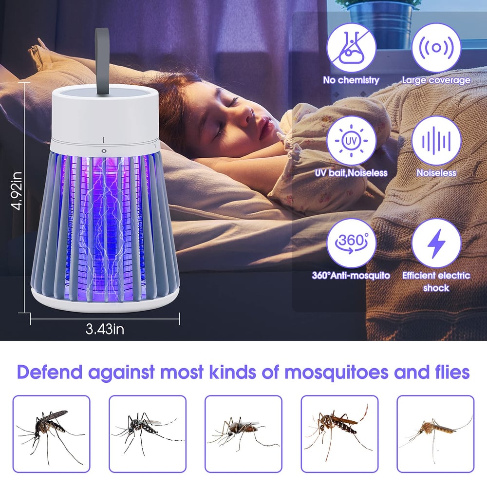 BugZap™ | Portable insect killer - Chemical-free & safe for children and pets