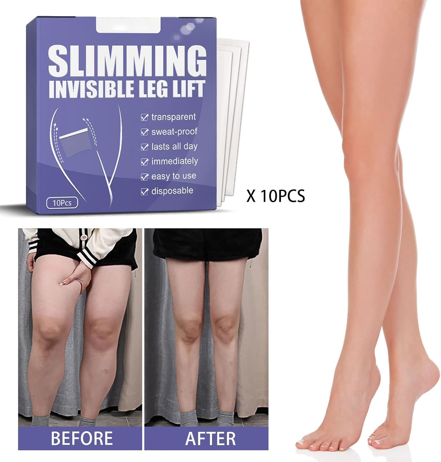1+1 FREE | Invisible Lift Patches™ | Instantly smooth, firm, and radiant under any outfit