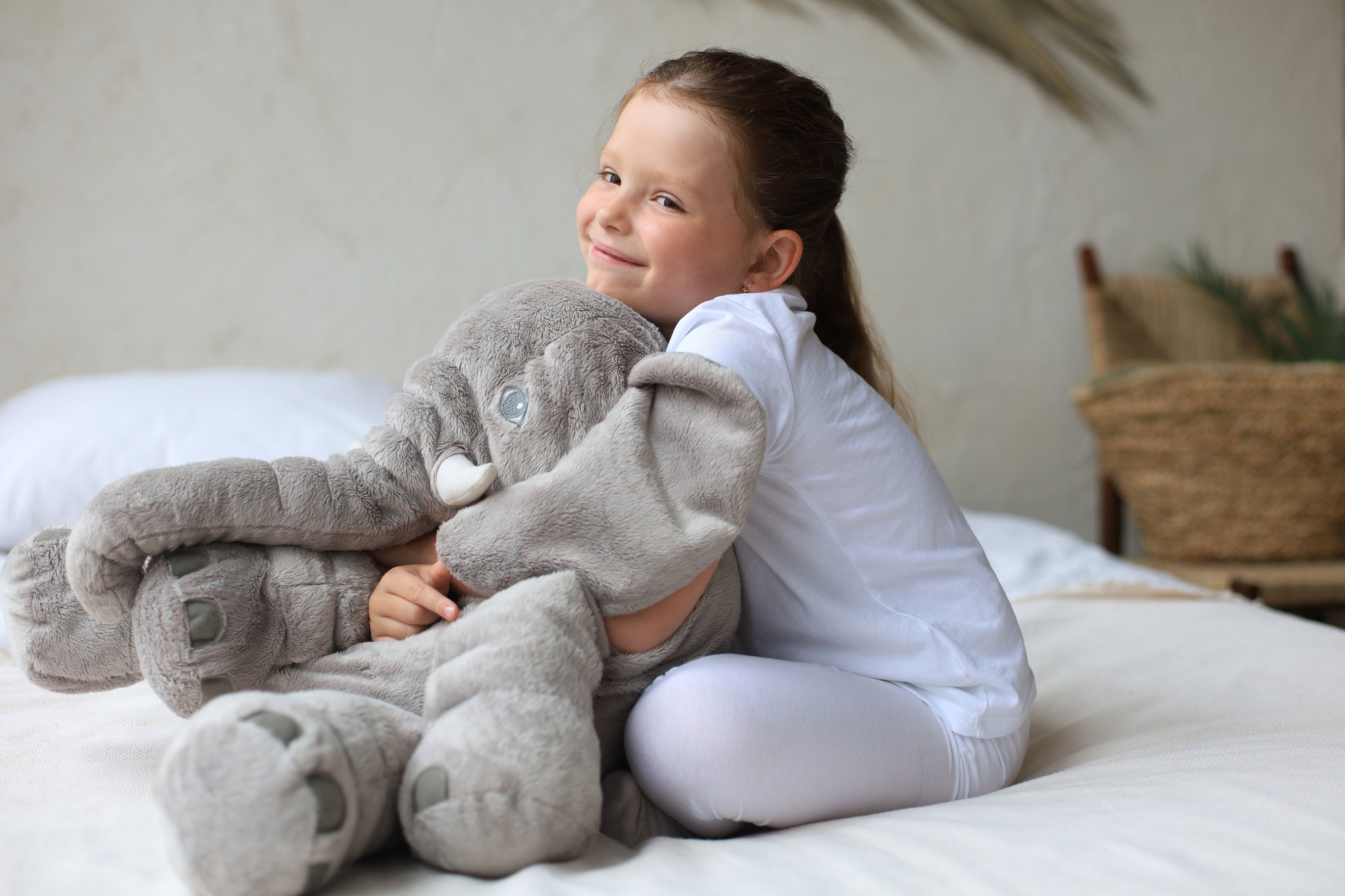 Cuddlephant™ | Baby elephant pillow