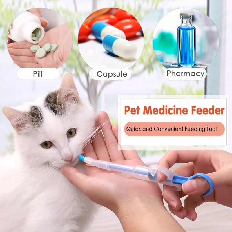 1+1 FREE | PawPiller™ | Veterinary syringe – Safe feeding of pills and liquids for dogs and cats