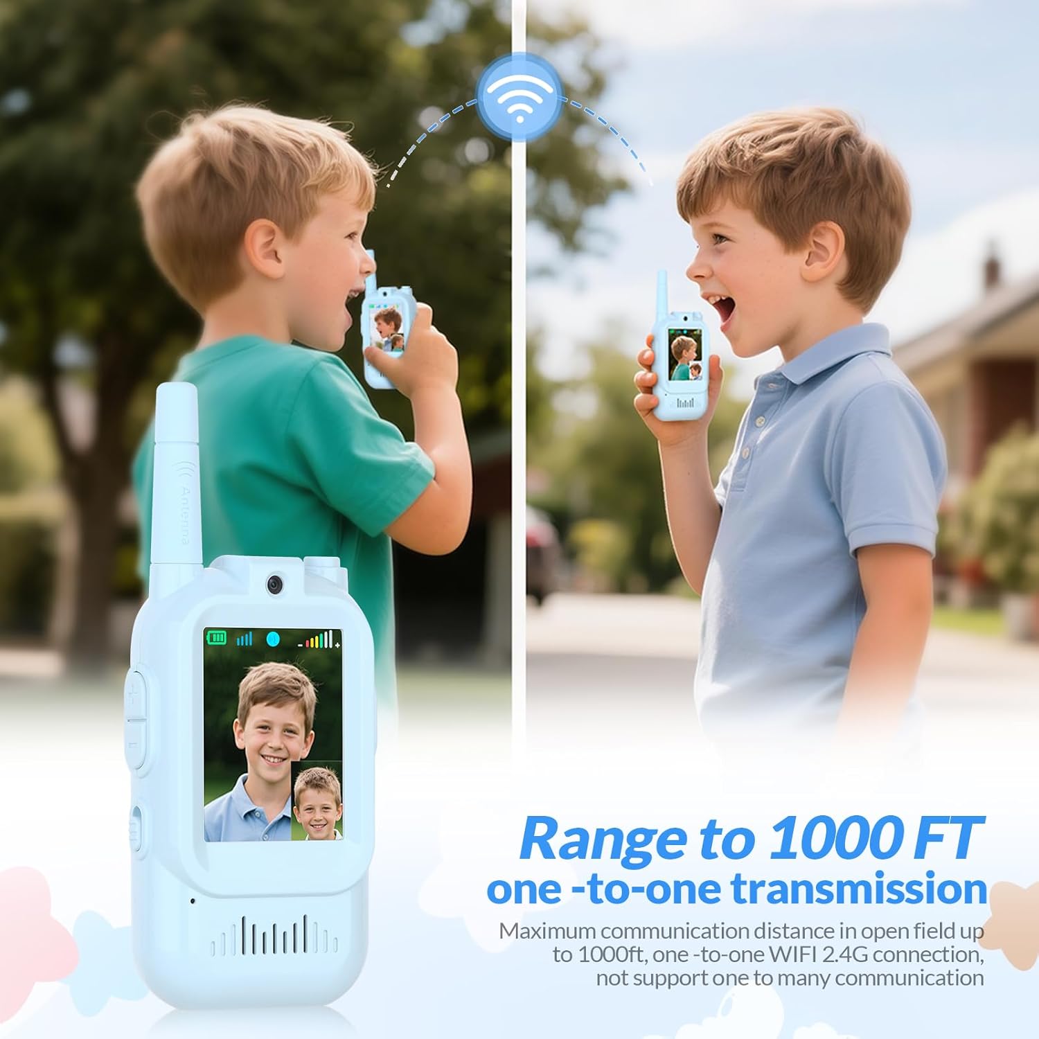 50% DISCOUNT | EchoBuddy™ | Video Walkie-Talkies – Secure Video & Voice Connection for Kids