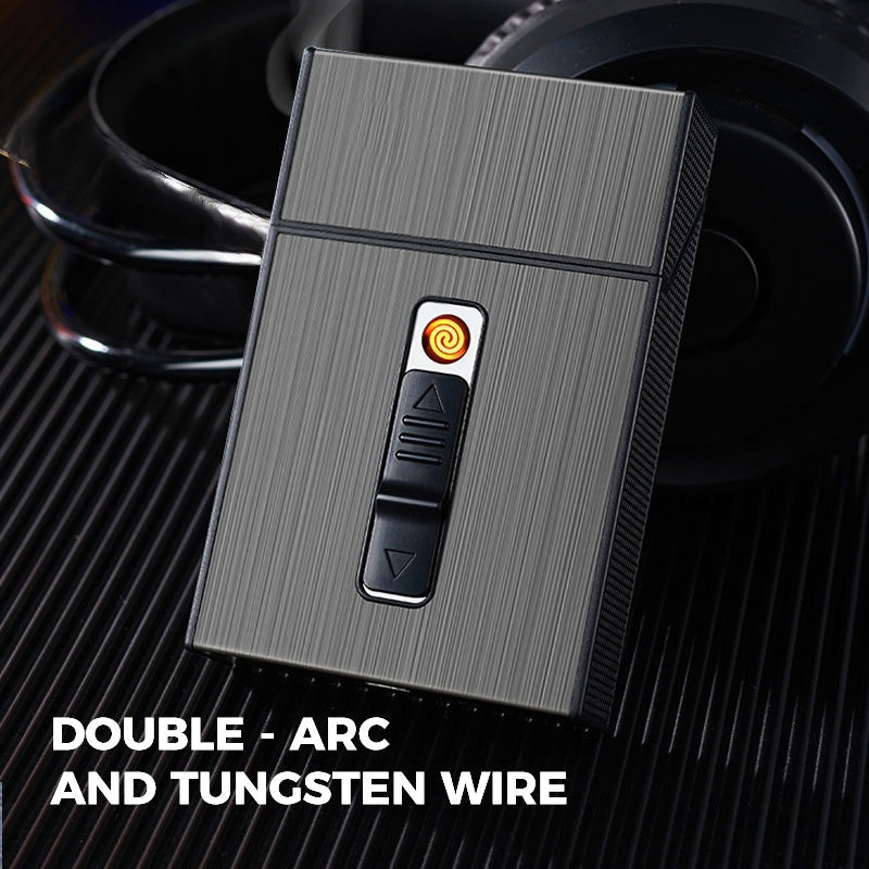 50% DISCOUNT | IgnisCase™ |The stylish cigarette case with a built-in, windproof USB lighter