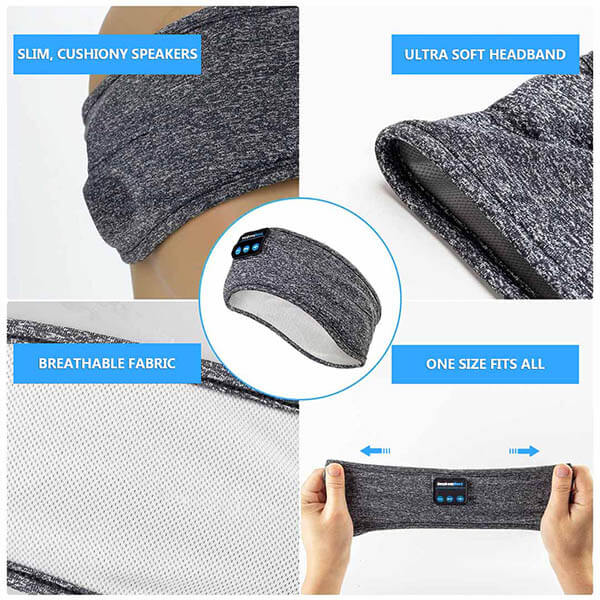 50% OFF | SleepTune™ | 3-in-1 Bluetooth Sleep & Sports Headband with Heat Eye Mask
