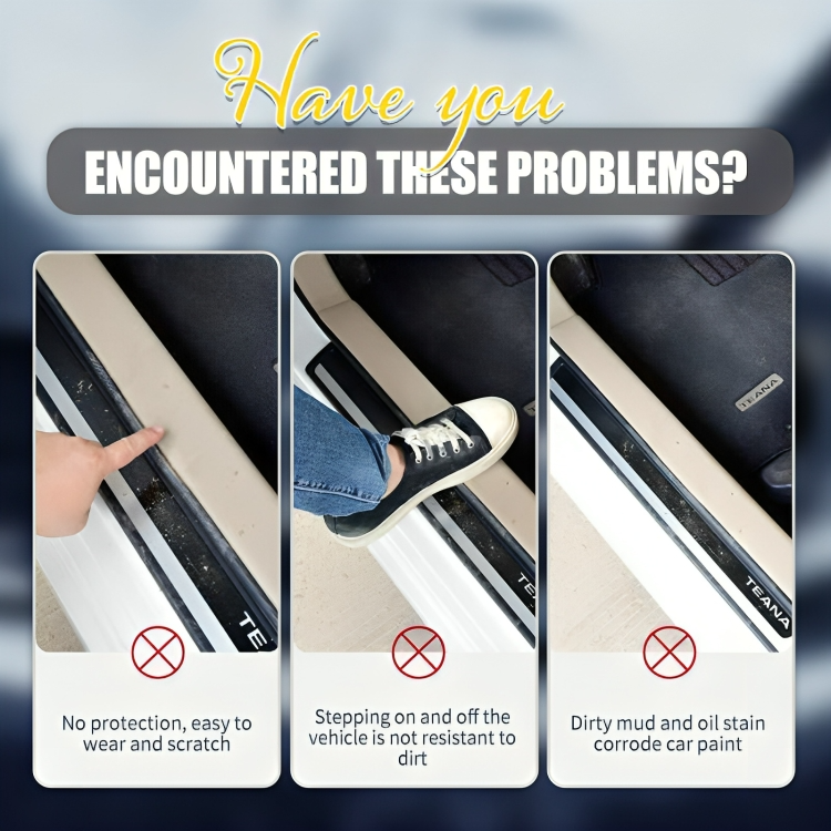 1+1 FREE | StepSafe™ | Carbon fibre door protection sticker [Last day discount].