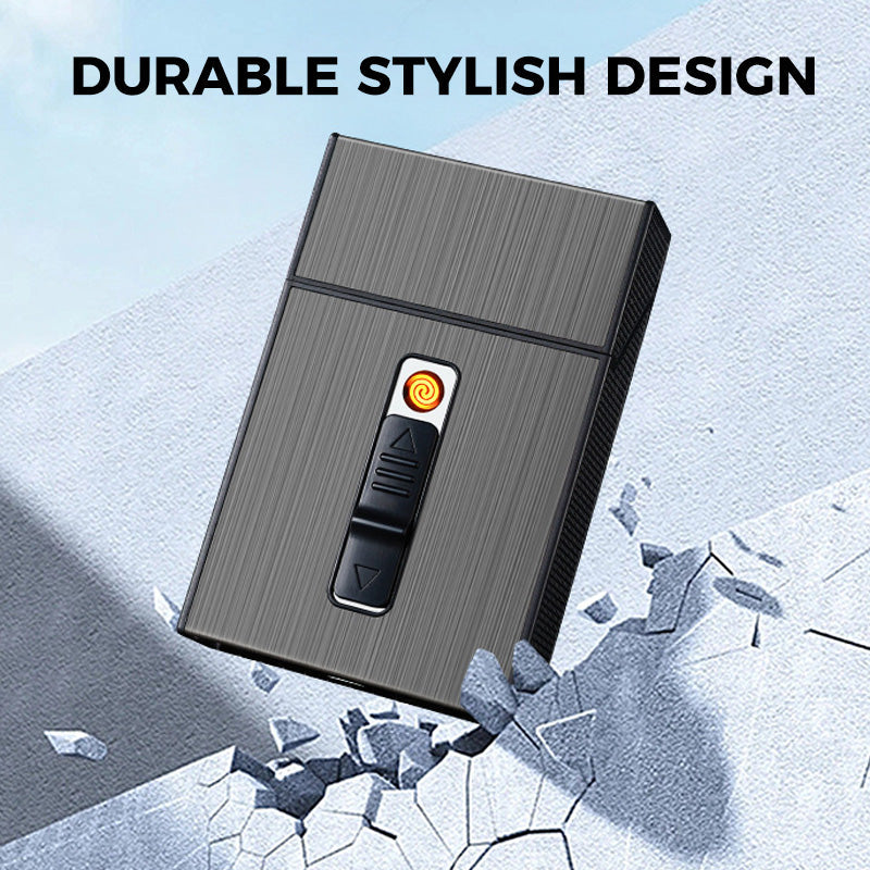 50% DISCOUNT | IgnisCase™ |The stylish cigarette case with a built-in, windproof USB lighter