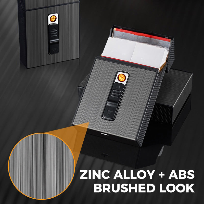 50% DISCOUNT | IgnisCase™ |The stylish cigarette case with a built-in, windproof USB lighter