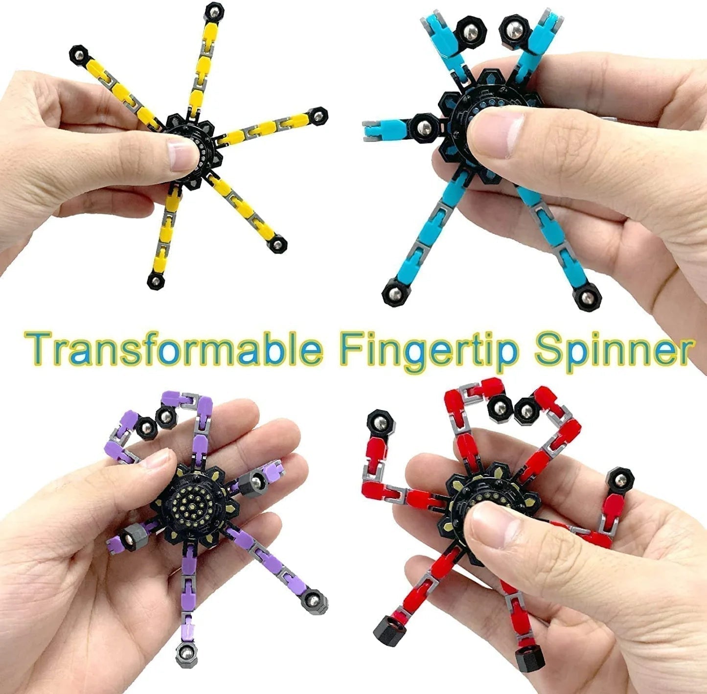 4+4 FREE | SpinMorph™ | Keeps your hands busy and calms your mind!