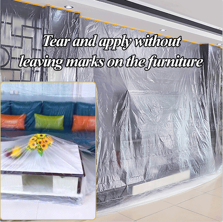 1+1 FREE | ShieldNest™ | Set of 2 protective films – furniture and floor protection for renovations, painting, and moving