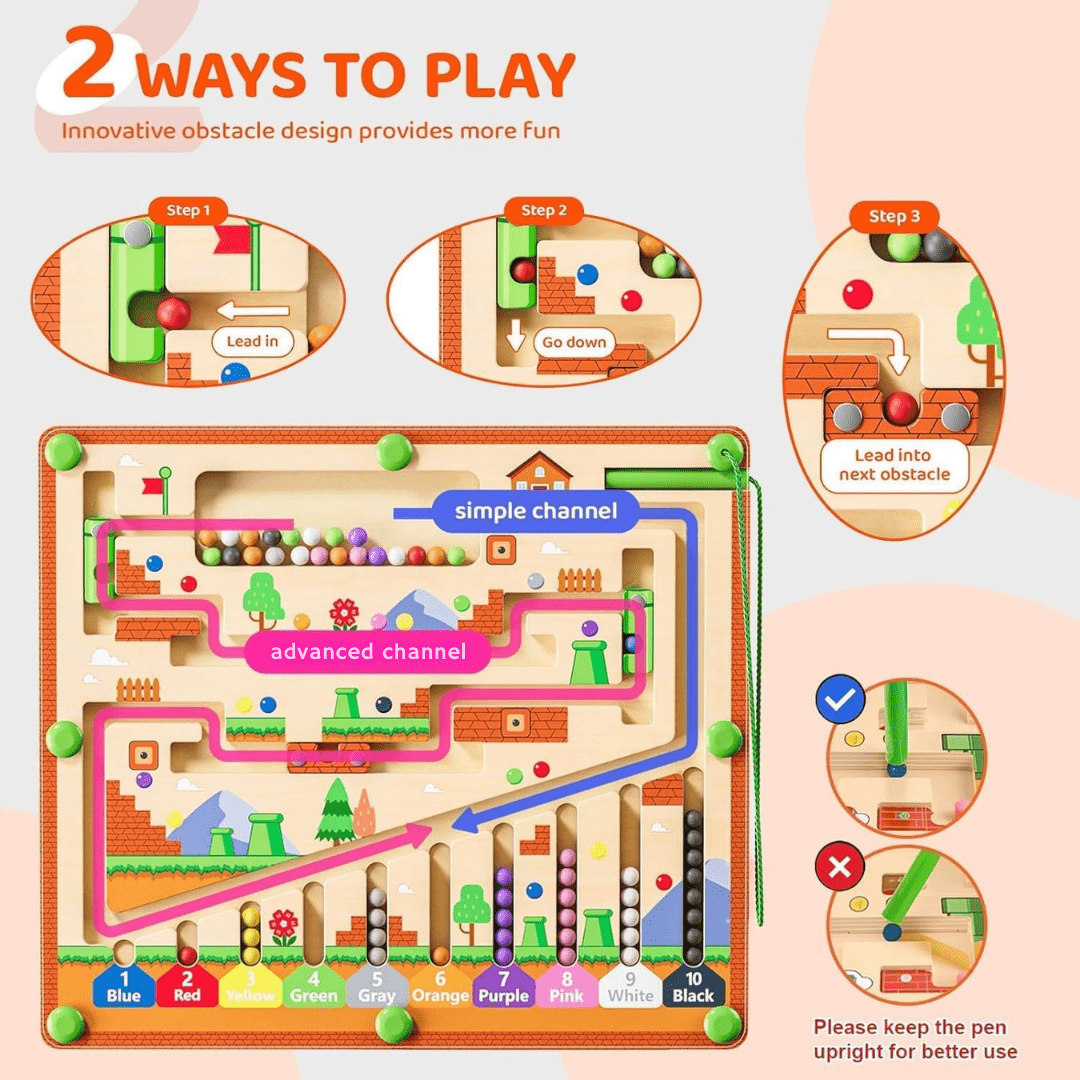 WiggleMaze™ | Great for children's sensory and logical development!