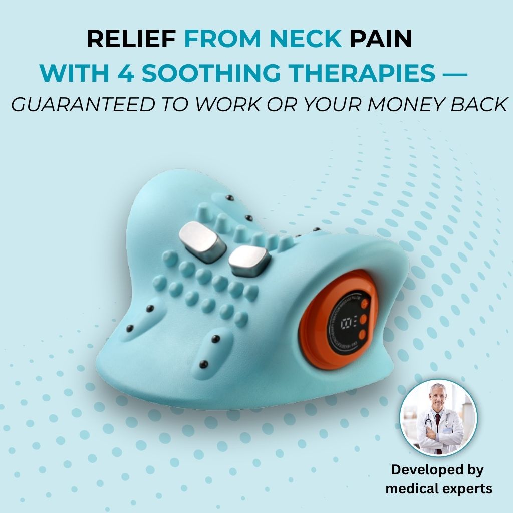 50% OFF | NeckRevive™ | Electric EMS neck massager with heat function | Effectively relieves tension and neck pain