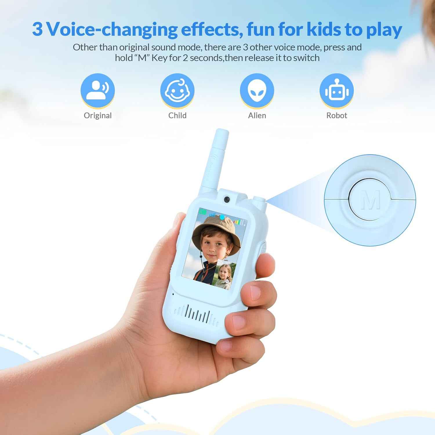 50% DISCOUNT | EchoBuddy™ | Video Walkie-Talkies – Secure Video & Voice Connection for Kids