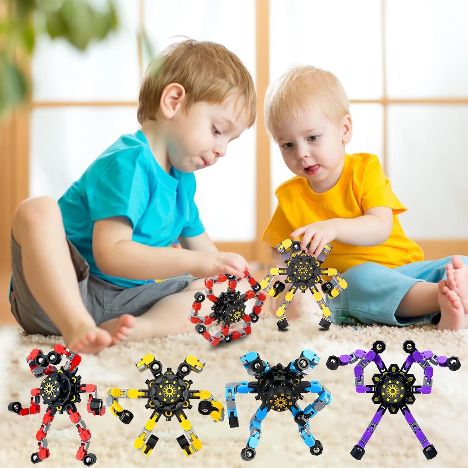 4+4 FREE | SpinMorph™ | Keeps your hands busy and calms your mind!