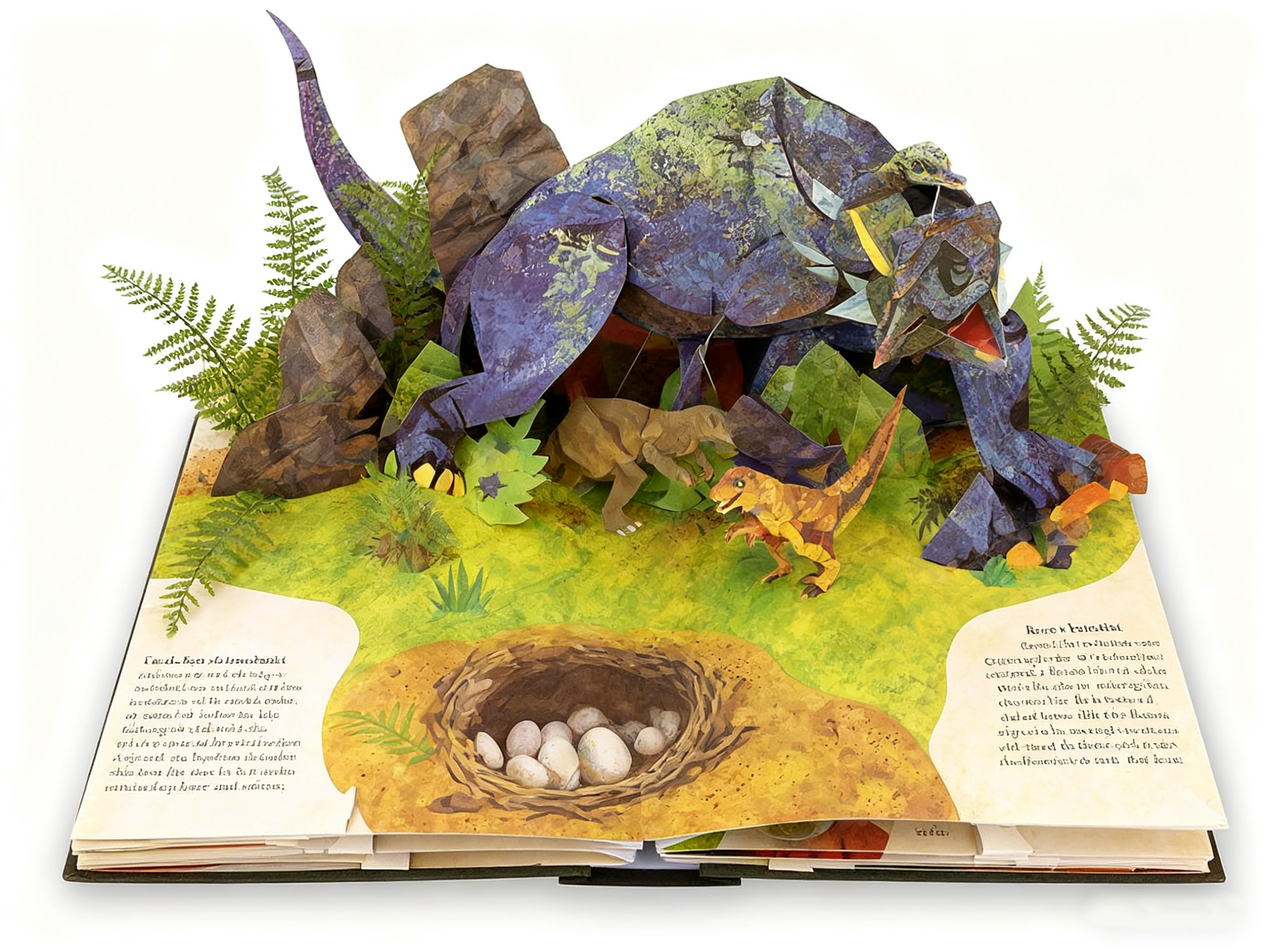 50% DISCOUNT | DinoVerse™ | 3D Dinosaur Pop-up Book – Interactive Learning Book for Children Ages 4 and Up | Fascinating Prehistoric Adventures with Movable 3D Dinosaurs