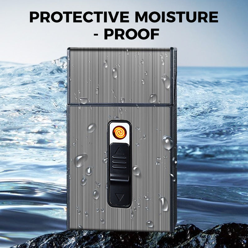 50% DISCOUNT | IgnisCase™ |The stylish cigarette case with a built-in, windproof USB lighter