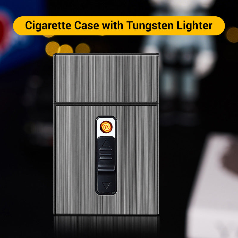 50% DISCOUNT | IgnisCase™ |The stylish cigarette case with a built-in, windproof USB lighter