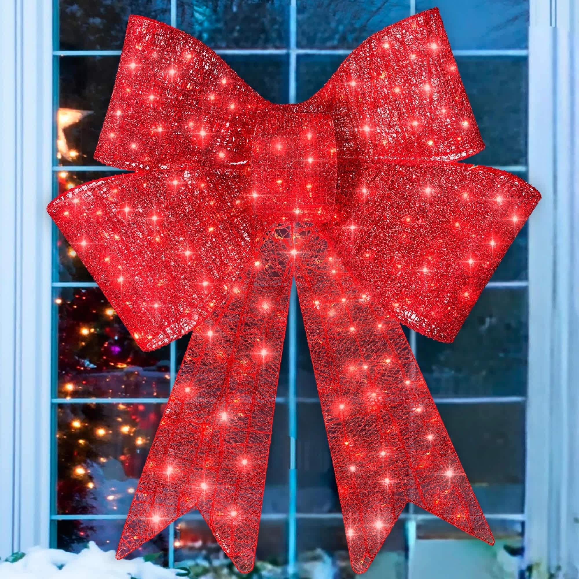 LumiBow™ | XXL illuminated Christmas bow — Make your family Christmas unforgettable