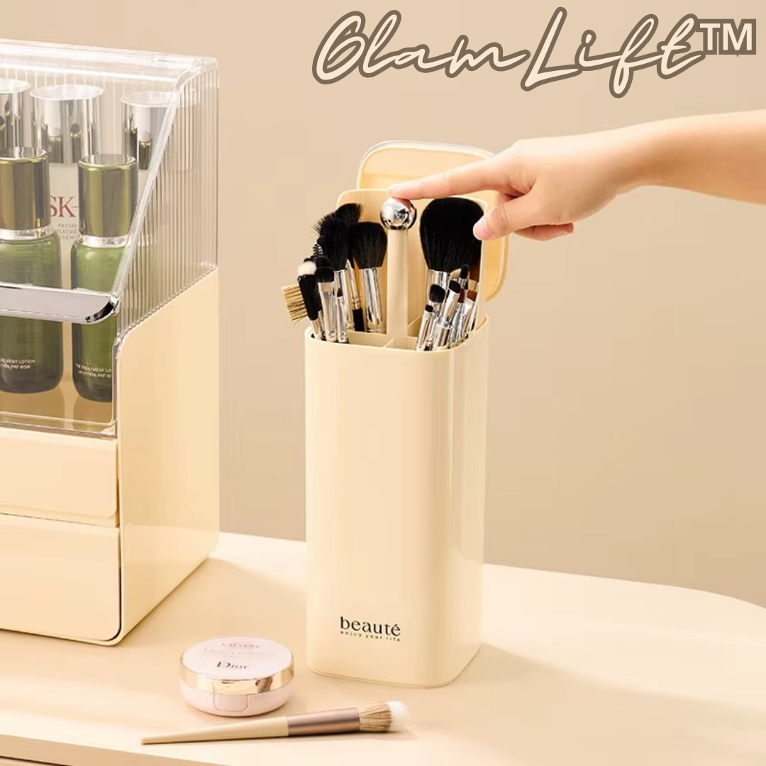 GlamLift™ | Automatic Makeup Brush Organizer