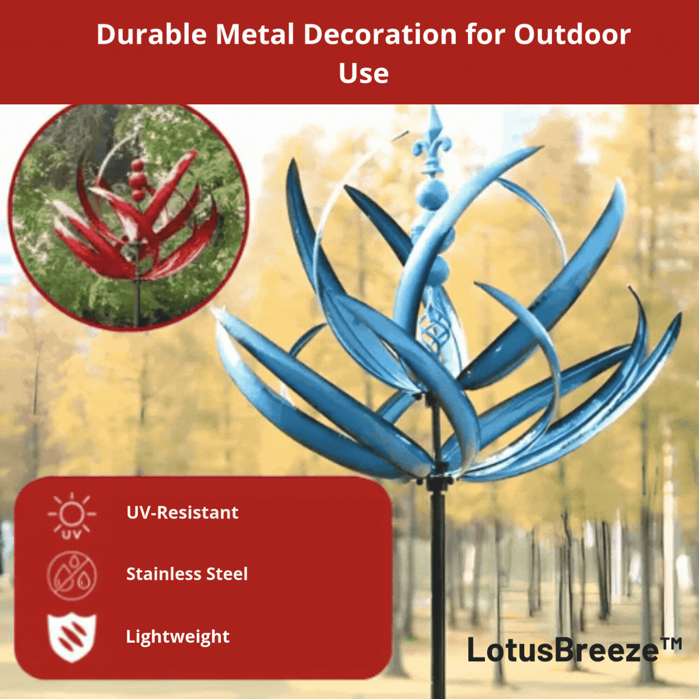 LotusBreeze™ | Serene Windmill Elegance