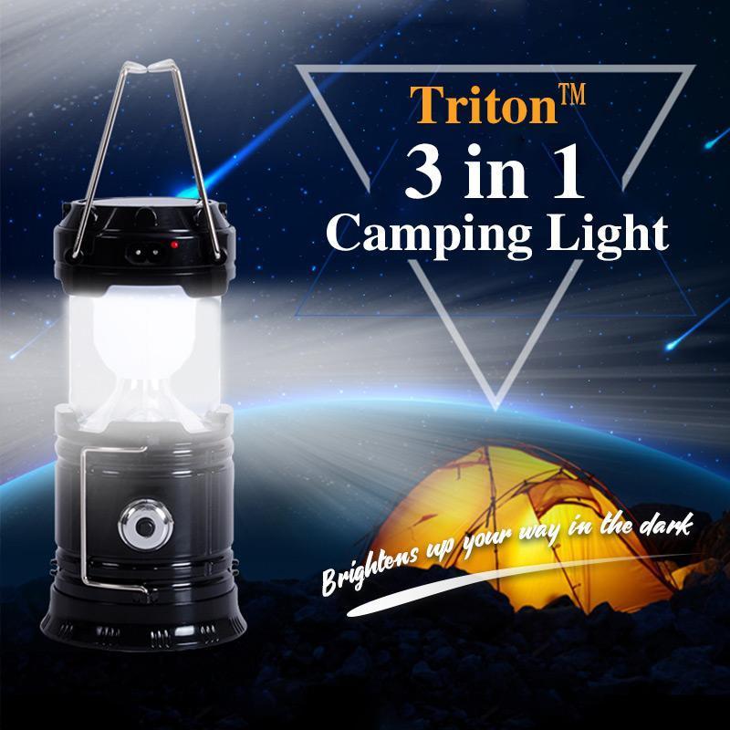 FlameLite | The 3-in-1 camping lantern with flame effect