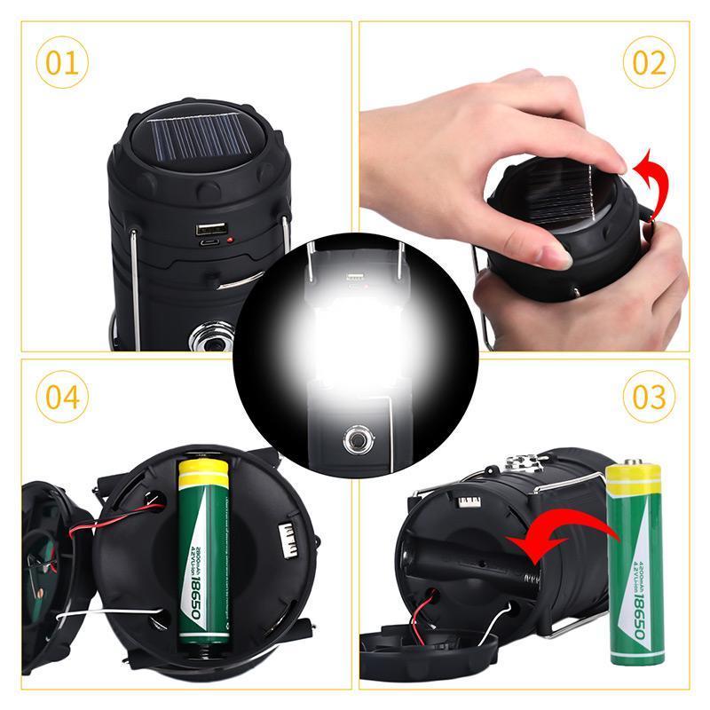 FlameLite | The 3-in-1 camping lantern with flame effect