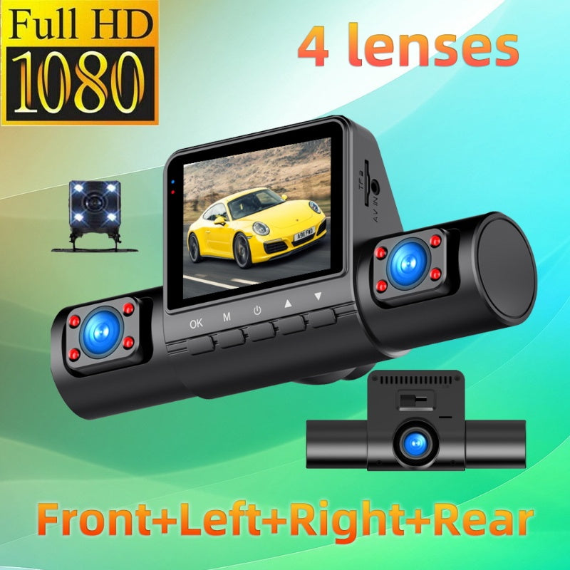 DriveGuard 360™ | 4-channel dashcam with 1080P & night vision