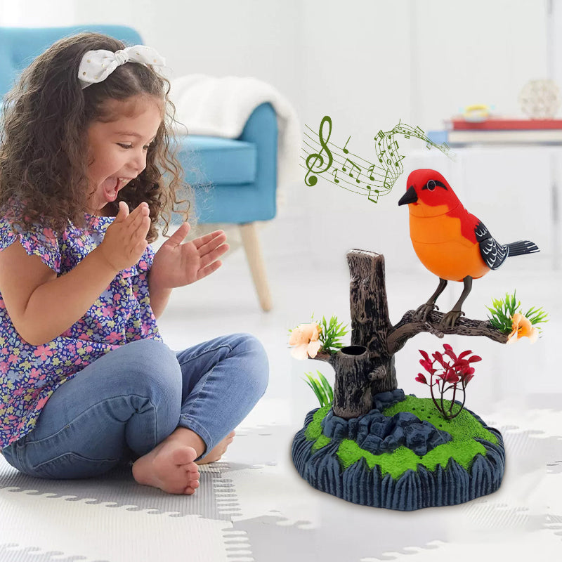 ChirpJoy™ | Interactive toy with voice-activated, chirping bird for hours of fun