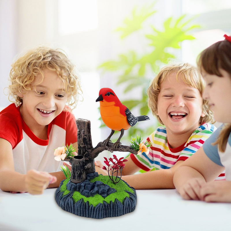 ChirpJoy™ | Interactive toy with voice-activated, chirping bird for hours of fun