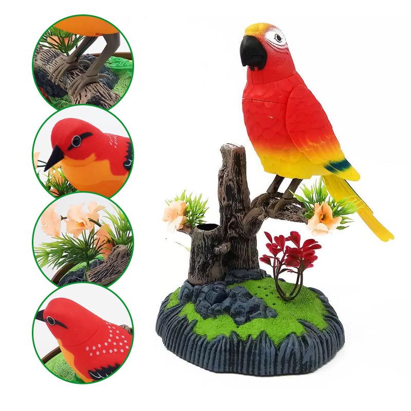 ChirpJoy™ | Interactive toy with voice-activated, chirping bird for hours of fun