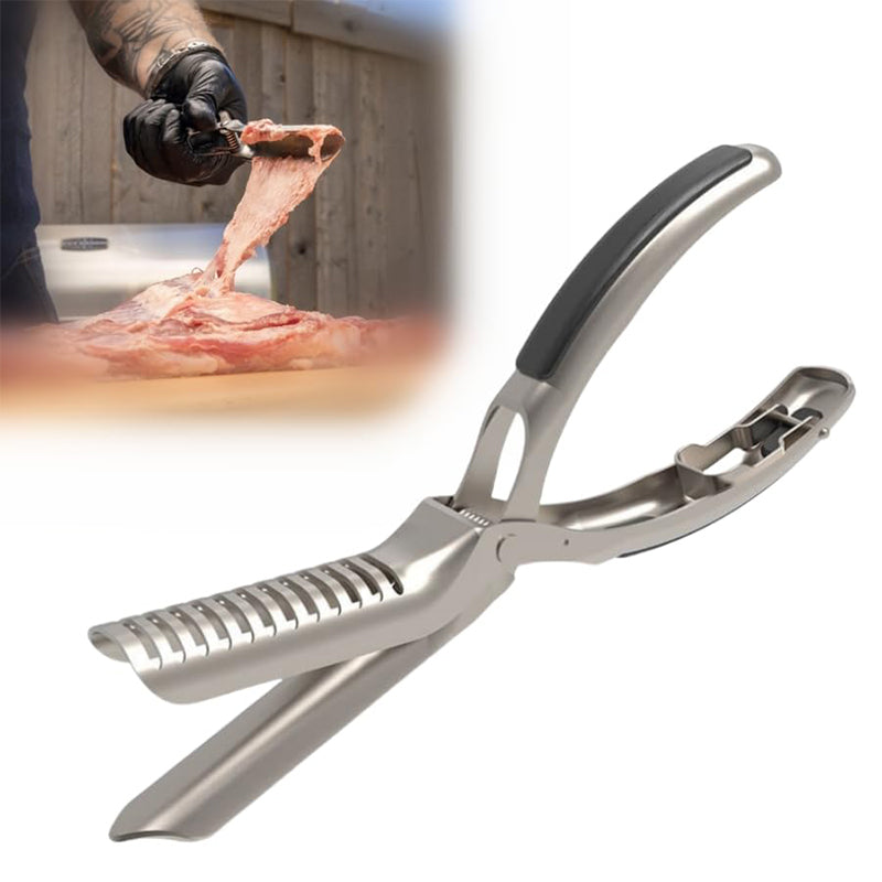 1+1 Free | GrillMasterPro™ | Stainless steel BBQ tongs - Perfect grip for ribs & more
